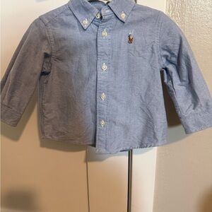 Ralph Lauren Light Blue Kids Button-Down Shirt